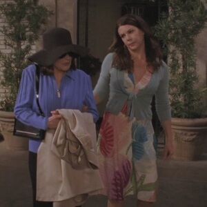 DVF Silk Dress ASO Gilmore girls